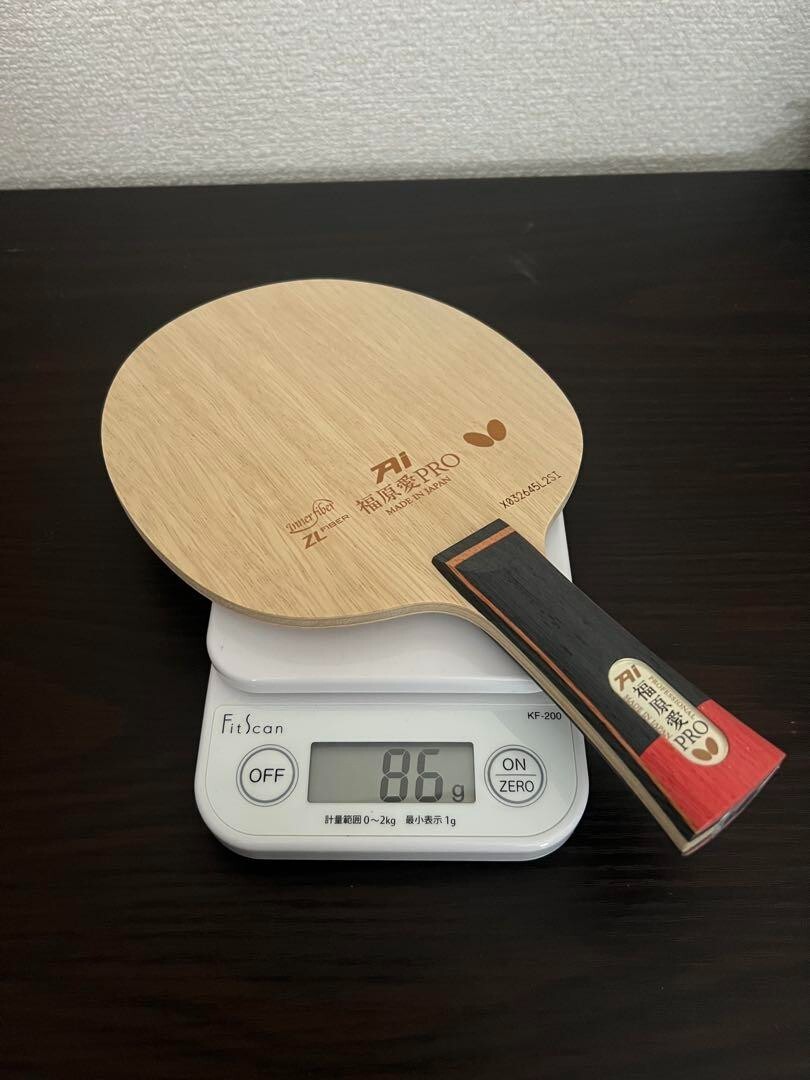 Butterfly Ai Fukuhara PRO ZLF FL Table Tennis Blade 86g new