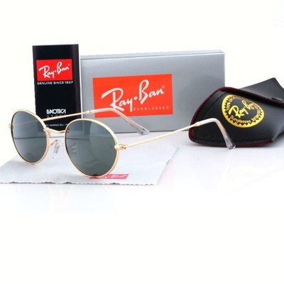 New Ray-Ban RB3547 Erika Classic Sunglasses Gold Frame Green Lens UV