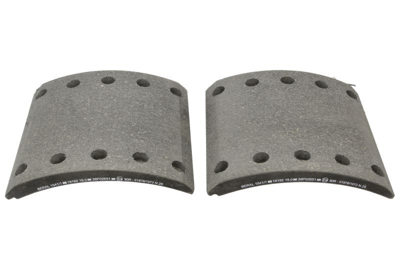 Brake shoe set for BPW EH -12.81