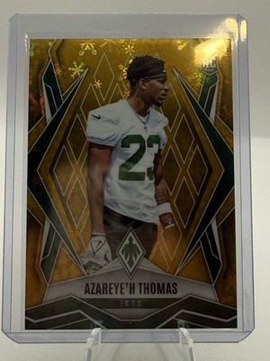 2025 Panini Phoenix Football - Azareye'h Thomas #212 Gold Winter /10 (RC)