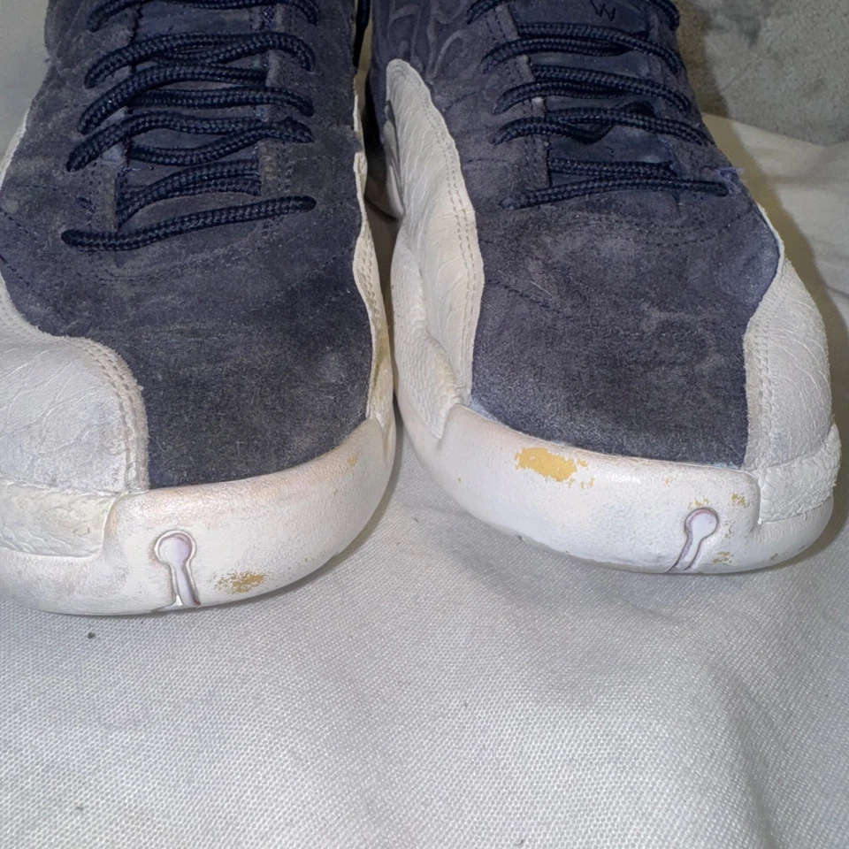 Nike Air Jordan 12 Retro GS 'International Flight' BV8016-445 Hombres Talla 9.5 Azul Foto 3 de 4