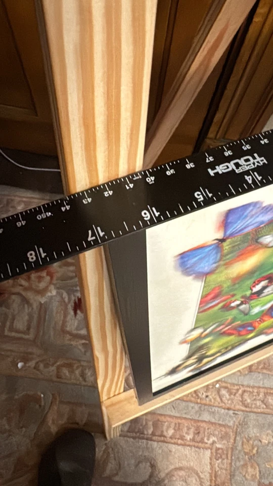 3D Butterfly Art Print – Optical Illusion Modern Wall Décor, Framed 20x20" - Image 4 of 4