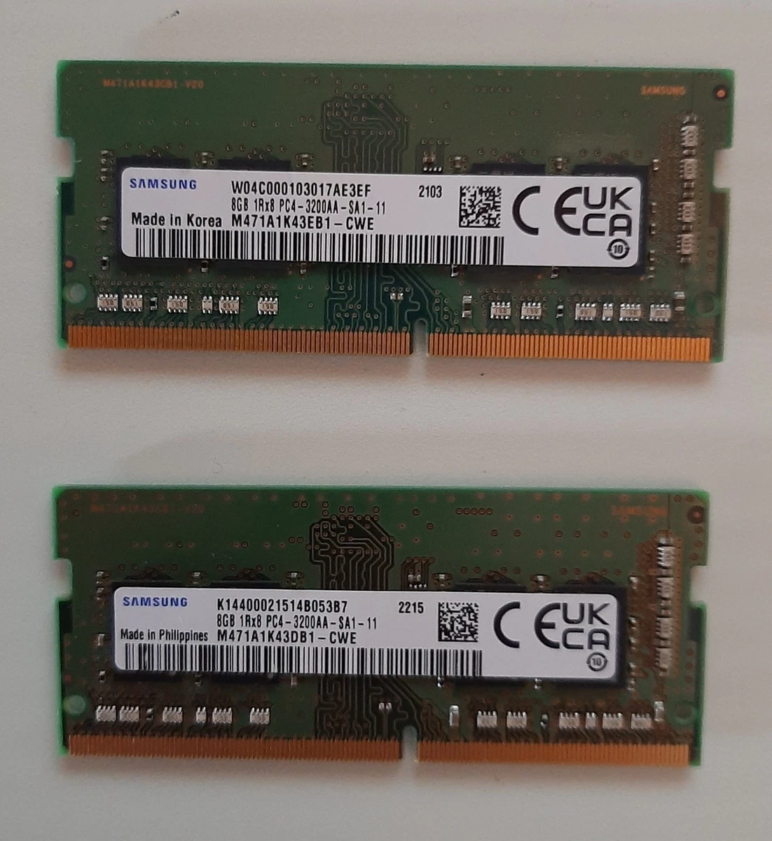 メモリー Samsung DDR4 2933 16GB(8GBx2) Samsung DDR4 SDRAM Memory (RAM) 2 Modules for sale | eBay