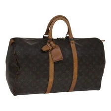 LOUIS VUITTON Monogram Keepall 50 Boston Bag M41426 LV Auth yk16778
