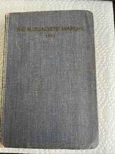1943 (WW2) The Bluejackets Manual United States Navy USN - 11th Edition