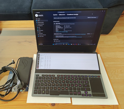 ASUS ROG Zephyrus Duo 15 GX550LWS I7 10875H RTX 2070 Super Max-Q
