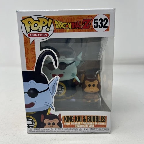 Funko Pop! Dragon Ball Z King Kai & Bubbles #532 Vinyl Figure