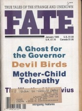 Fate Magazine January 1989 - Mother-Child Telepathy, Devil Birds. Dreams
