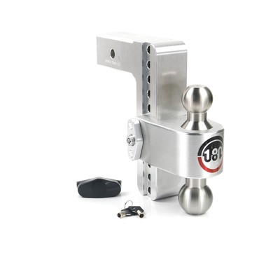 Weigh Safe LTB8-2.5 Turnover Ball 8'' Drop Hitch with 2.5'' Shank