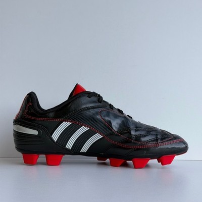 Adidas Predator X TRX Soccer Cleats Men 7.5 Black Red Leather Football Boot VTG Adidas Predator X TRX Black Red FG – Classic Soccer Cleats main image 4