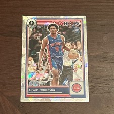 Ausar Thompson 2023-24 RC NBA Hoops Premium Stock Cracked Ice Prizm #100