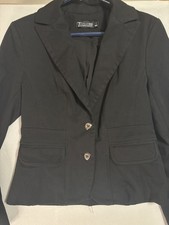 New York  Company 7th Avenue Black 2 Button Blazer Jacket Women's Size 2