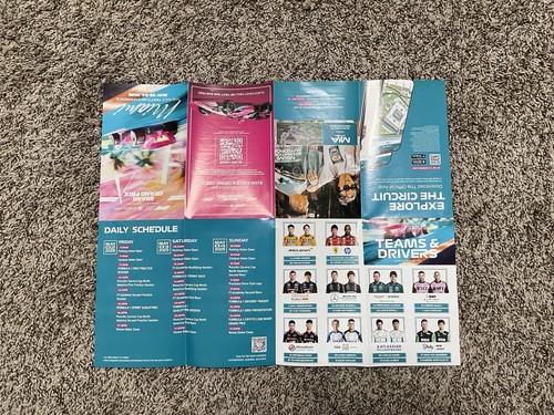 Formula 1 Miami Grand Prix 2025 Program/Campus Map F1 - Picture 4 of 4