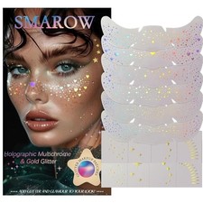 Glitter Freckles, All-in-One Kit for Body and Face 8pcs Holographic