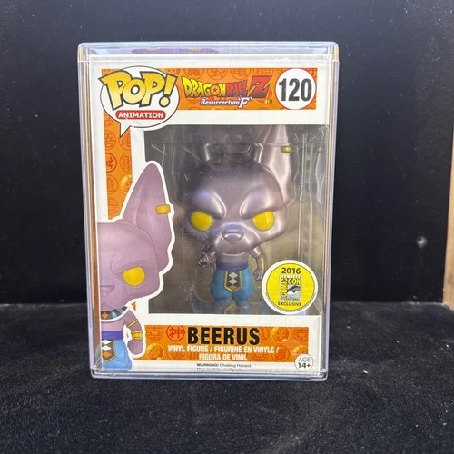 2016 Funko Pop! Animation Dragon Ball Z Resurrection F #120 Beerus Vinyl Figure