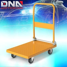 770lbs Heavy Duty Folding Hand Truck Push Dolly Luggage Cart Trolley Moving
