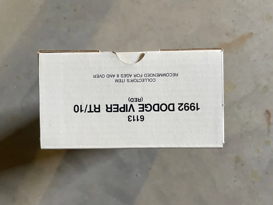 AMT Ertl Dodge Viper RT/10 Convertible - Escala 1:25 Die-cast Rojo En Caja Original Foto 4 de 4