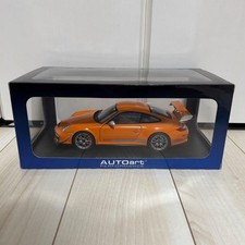 AUTOart Porsche 911 GT3 RS 4.0 Orange 1/18 Diecast Model Car 997 Complete