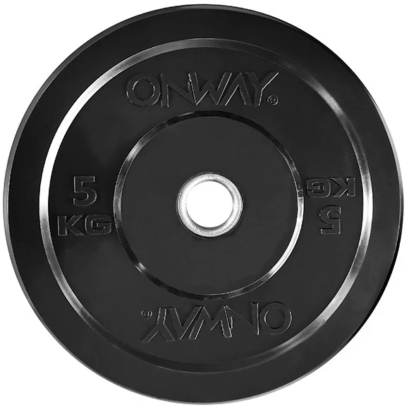 ONW+FIGURATIVE+Y OnWay Olympia Hantelscheibe Platten Gewichtsscheibe 1x 5kg 50mm für Gewichtheben