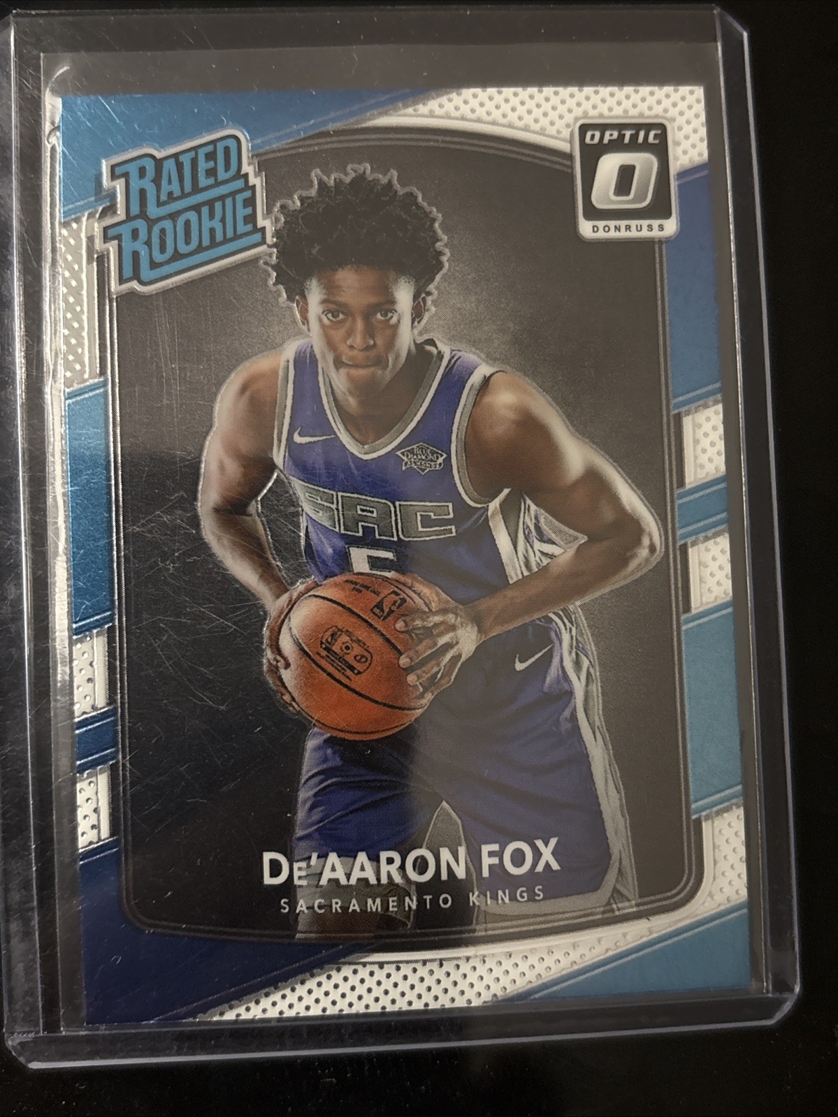 2017-18 Panini Donruss Optic - Rated Rookie De'Aaron Fox #196 (RC)