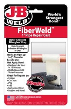 FiberWeld Pipe Repair Cast 2x48 Inch   High Strength Adhesive Fiberglass Wrap...