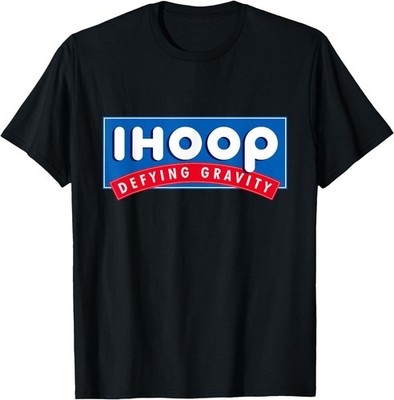 Ihoop I Hoop Defying Gravity - Basketball & Basketballer T-Shirt Small