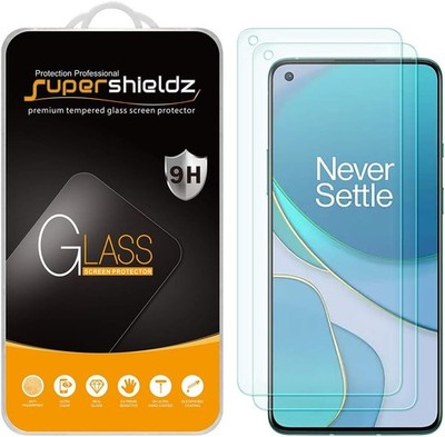 2 Pack Designed For OnePlus 8T 5G & OnePlus 8T+ Tempered Glass Screen Protector