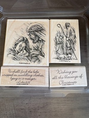Stampin Up Wood Mount Set ~ Heavenly Peace