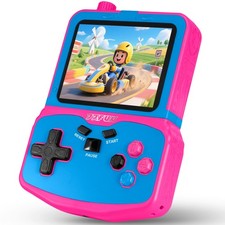 Handheld Game Console for Girls, 220 Retro Games Built-in, 3.5'' HD IPS Scree...