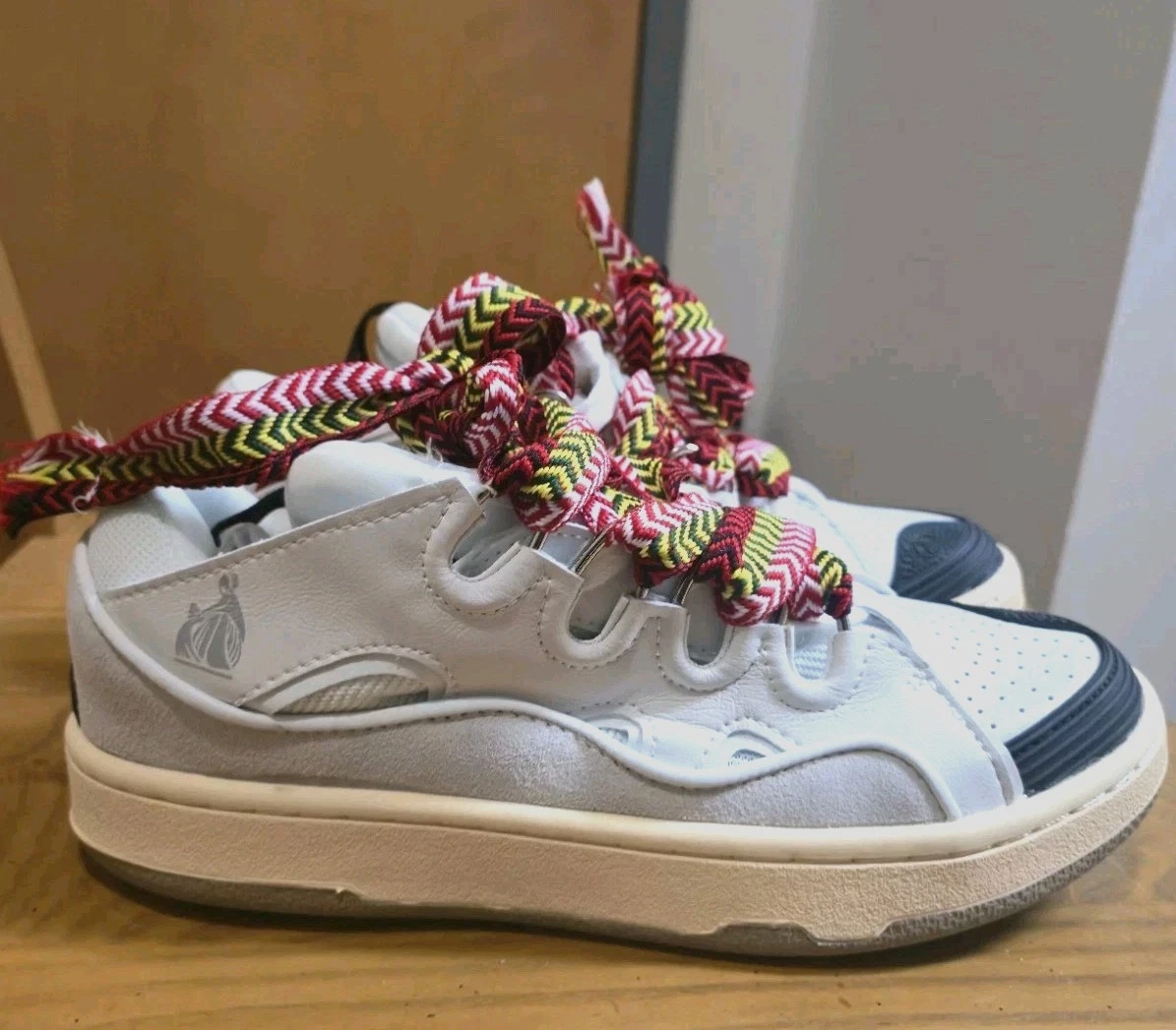 Lanvin — Lanvin Curbside Sneakers White Women's Size EUR39, New Without Shoe Box.