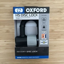 Oxford HS Disc Lock-Level9-14mm Shackle-Double Locking Mechanism-Sold Secure-New