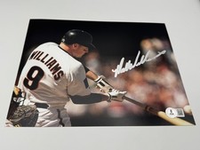 MATT WILLIAMS SIGNED AUTOGRAPH SAN FRANCISCO GIANTS 8X10 PHOTO BECKETT BAS COA