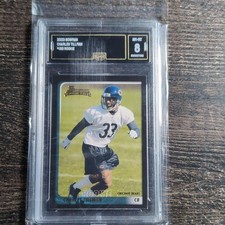 Bowman 2003 Charles Tillman Rookie #198 Chicago Bears GMA 8 Graded Card. rookie card picture