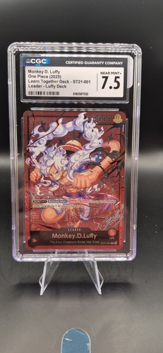 Monkey.D.Luffy (Luffy Deck) graded CGC 7.5 for sale on eBay