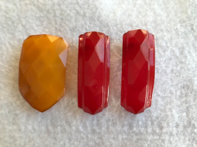 Vintage Bakelite Dress Clips