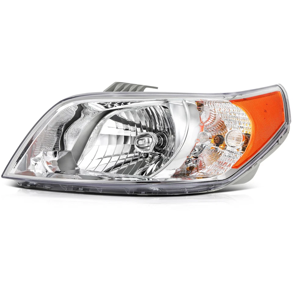 Fits 2007-2011 Chevy Aveo Sedan 2007-2009 Pontiac Wave Headlights Assembly Pair Foto 3 de 4