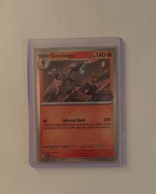 Ceruledge MEP 014 - Pokemon TCG Phantasmal Flames 2025 Pre Release Promo