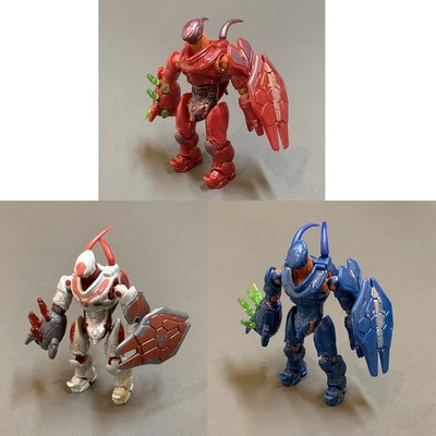 3X New Mega Bloks Construx Halo Infinite Blue Red Grey HUNTER Figure GNB28 GFT55