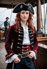Free Woman Pirate Costume Pants Face Swap