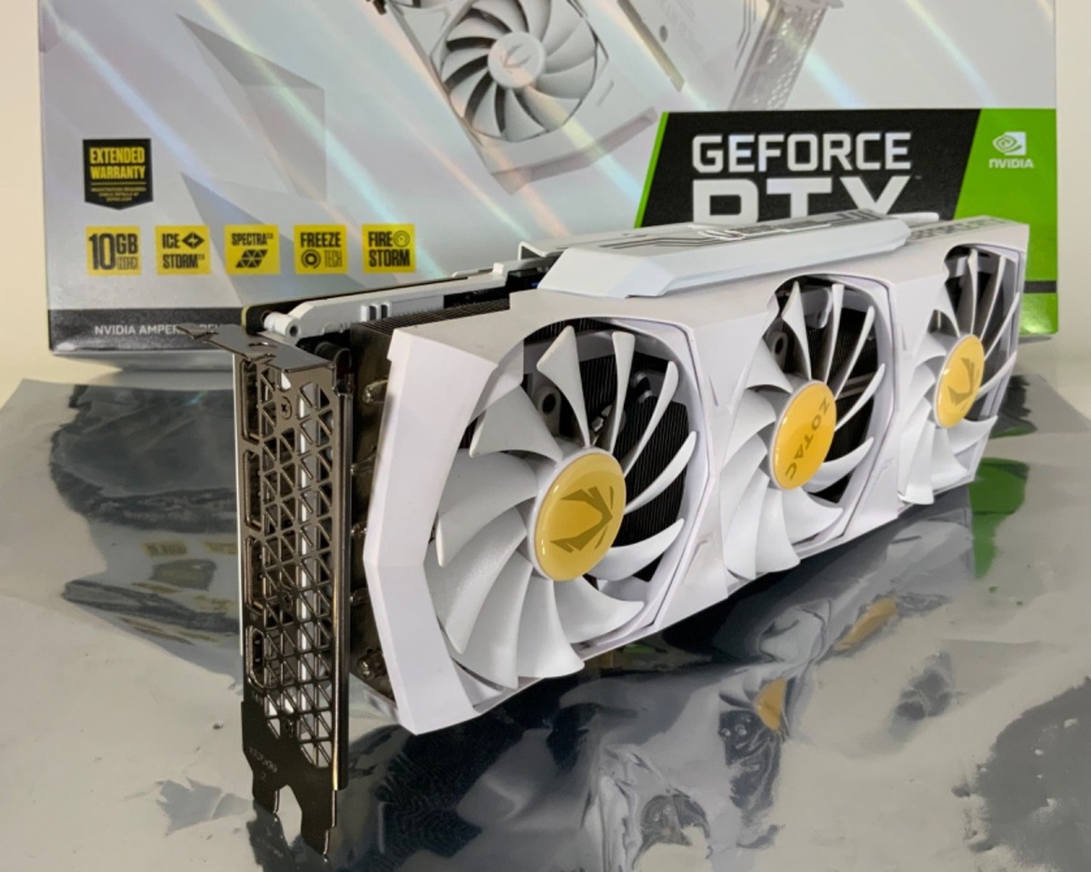 Nvidia Zotac Trinity White RTX 3080 OC 10GB GDDR6X Graphics card