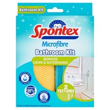 Image of Spontex Microfibre Bathroom Kit