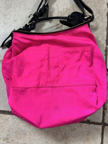 Vintage DOONEY & BOURKE Black Shoulder Bag Pink Lining Old Money Y2K Purse - Picture 9 of 18