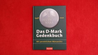 Das D Mark Gedenkbuch 1948 2001 mit einem kompletten Satz DM Münzen top Zustand