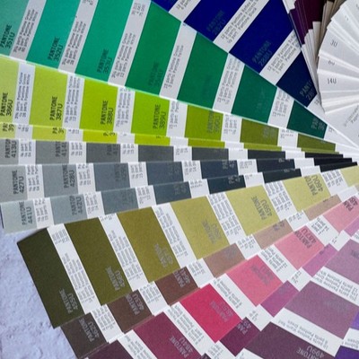 Vintage Letraset Pantone Matching System Fan Deck 16th Edition