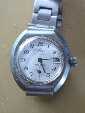 Orologio Da Polso -PERSEO FS-carica Manuale-data-vintage-cassa 27 mm- Funziona