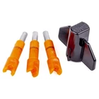 Ravin R135 LED Illuminated Crossbow Lighted Nocks, Orange, Lumenok, (3 Pack)