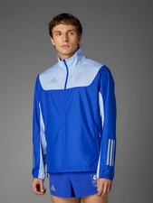 Adidas 2025 Boston Marathon Celebration OTR Jacket Mens XL JN3003 Blue FZ 120