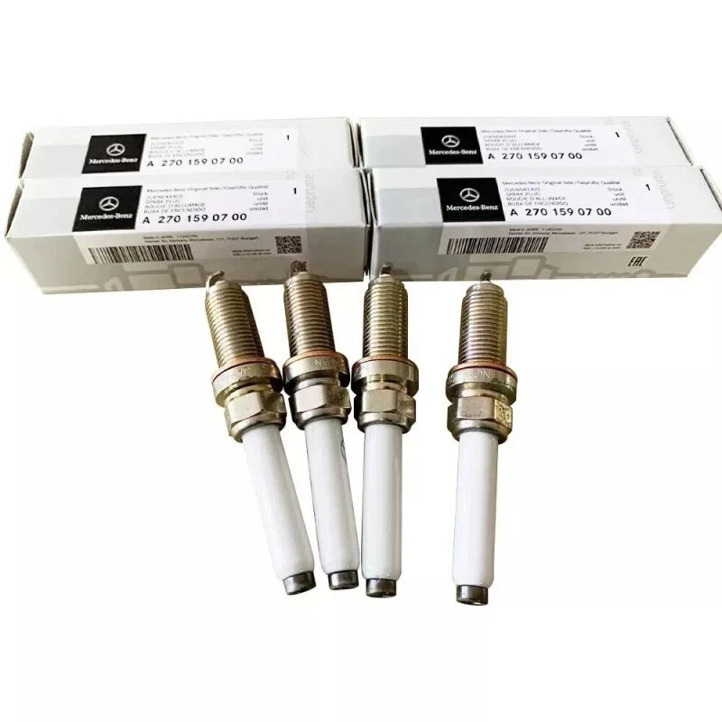 NEW 4pcs Spark Plugs OEM A2701590700 Fits For Gla250 C253 W205 R172 C117 E300 Foto 3 de 4