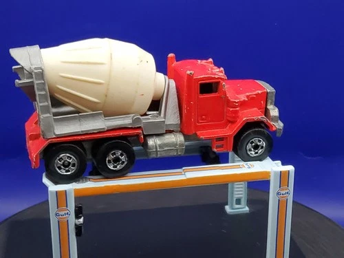 1985 Hot Wheels Vintage Peterbilt Cement Concrete Mixer Truck Diecast Malaysia