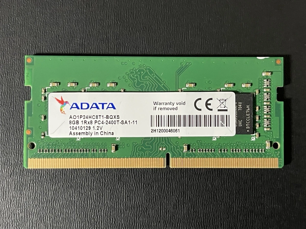 ADATA PC4-19200 (DDR4-2400) Bus Speed Computer RAM 8 GB Total